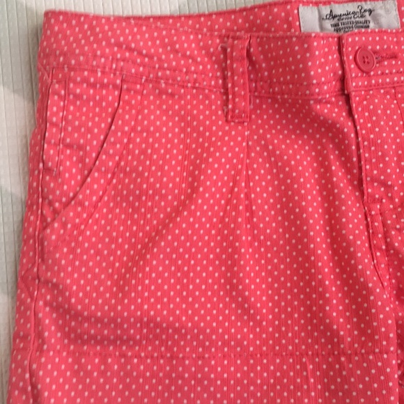 American Rag Coral Polka Dot Shorts - Picture 4 of 4